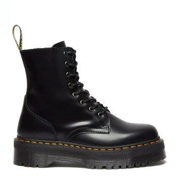 Stivali Jadon Platform Dr Martens in pelle smooth