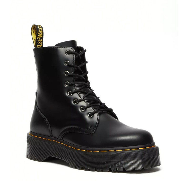 Stivali Jadon Platform Dr Martens in pelle smooth