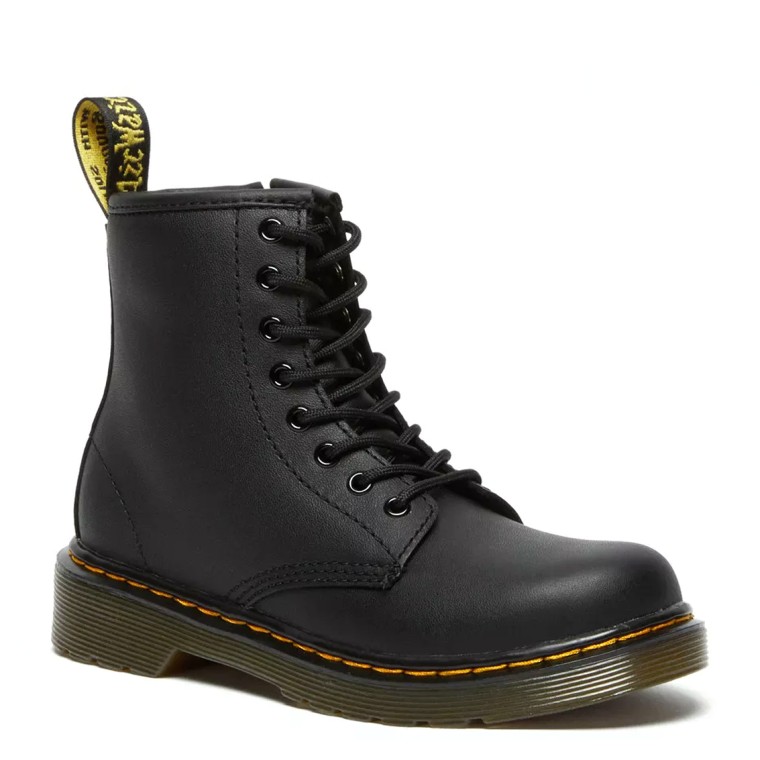 Stivaletti stringati junior Dr Martens 1460 softy in pelle