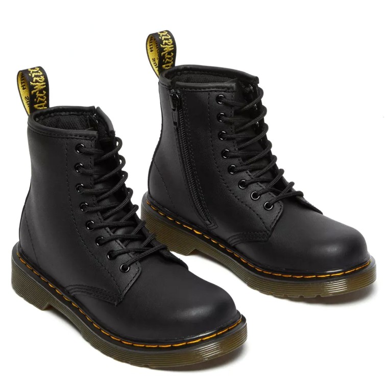 Stivaletti stringati junior Dr Martens 1460 softy in pelle