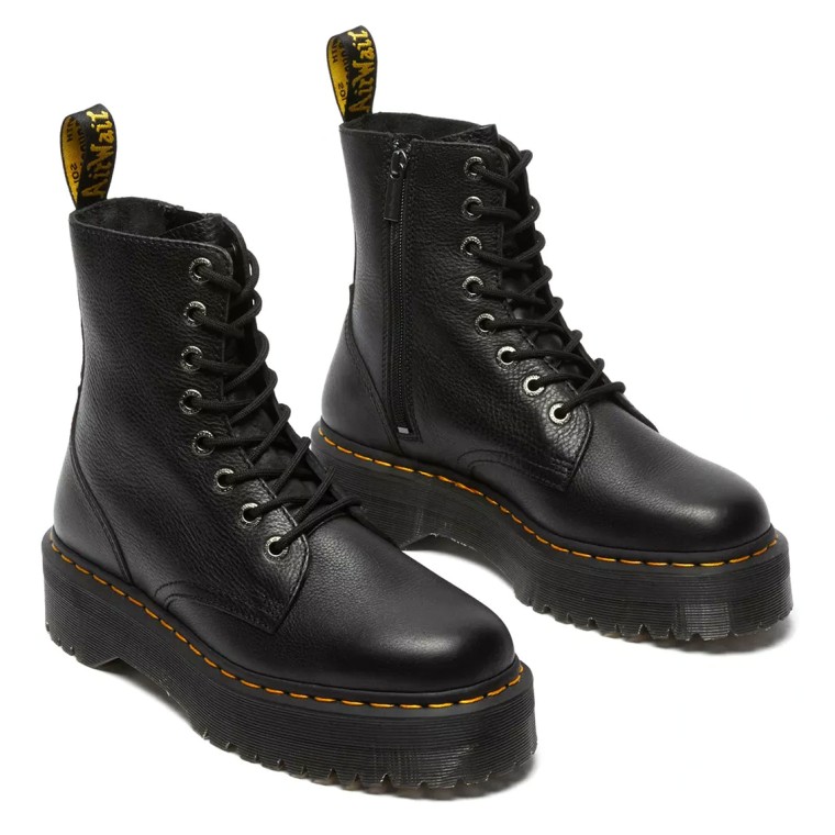 Stivali Platform Dr Martens Jadon III in pelle pisa