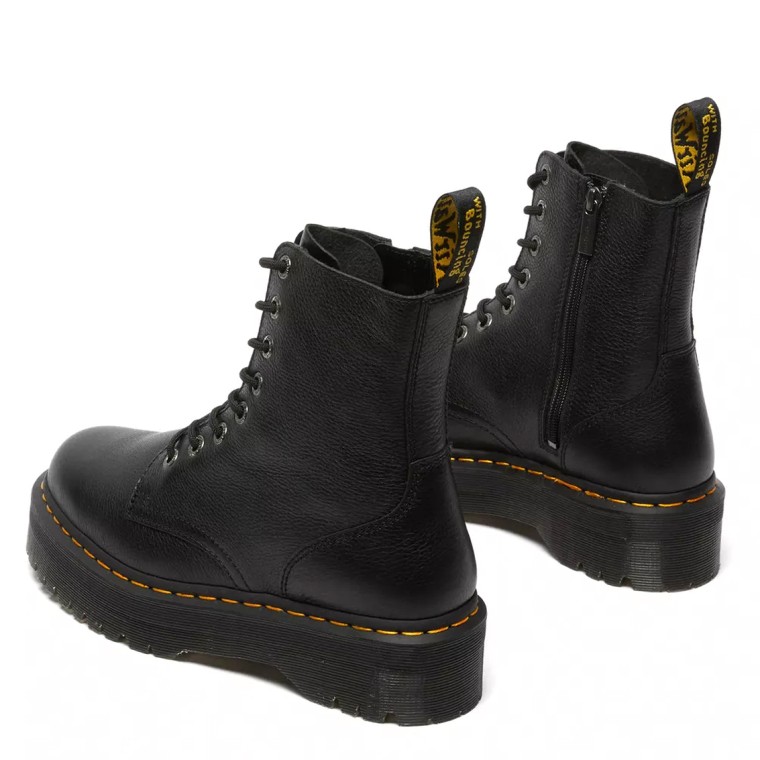 Stivali Platform Dr Martens Jadon III in pelle pisa