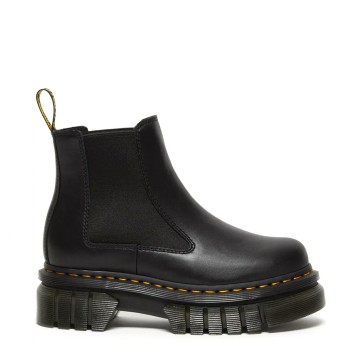 Stivaletti Chelsea di pelle con platform Dr Martens 