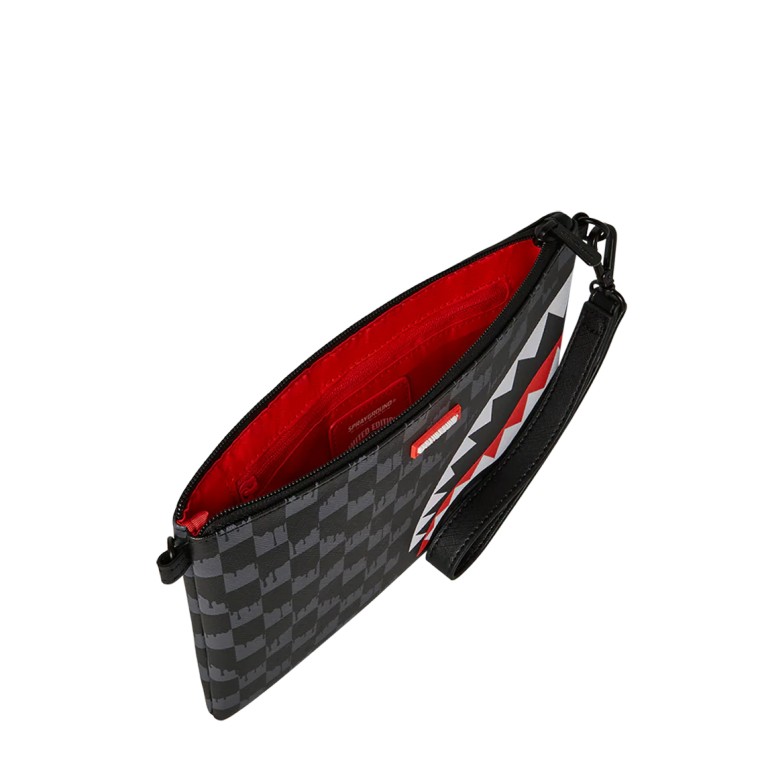 Pochette Sprayground Drip Check Crossover Clutch