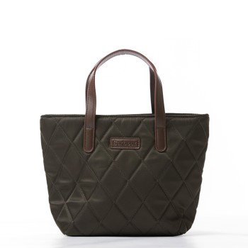 Mini-borsa tote trapuntata Barbour