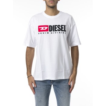 T-shirt con patch logo Diesel