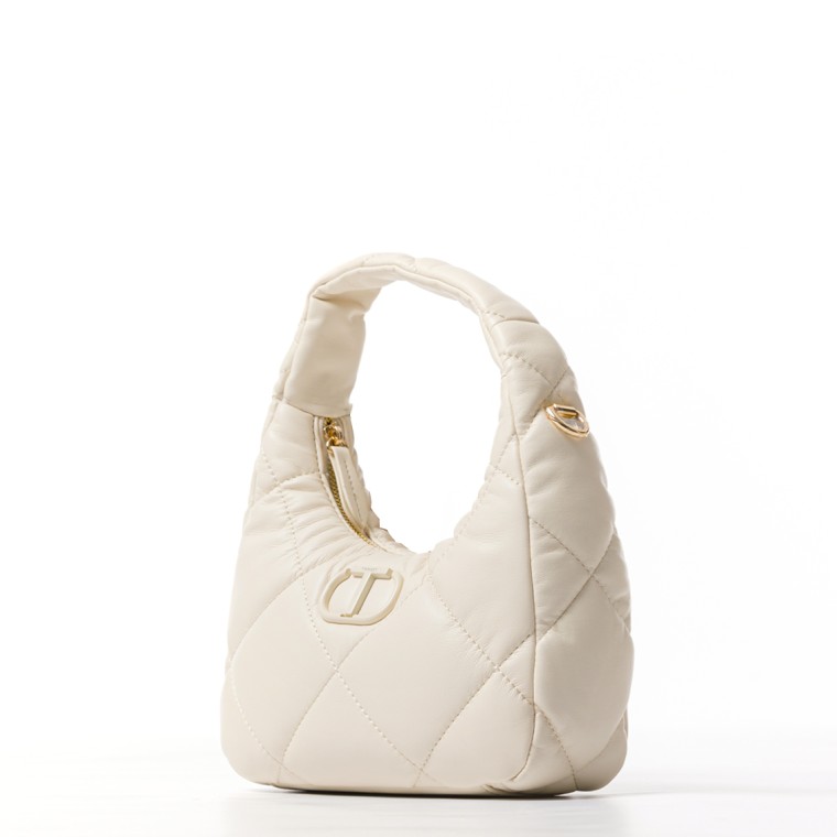 Borsa hobo piccola quilted imbottita Twinset