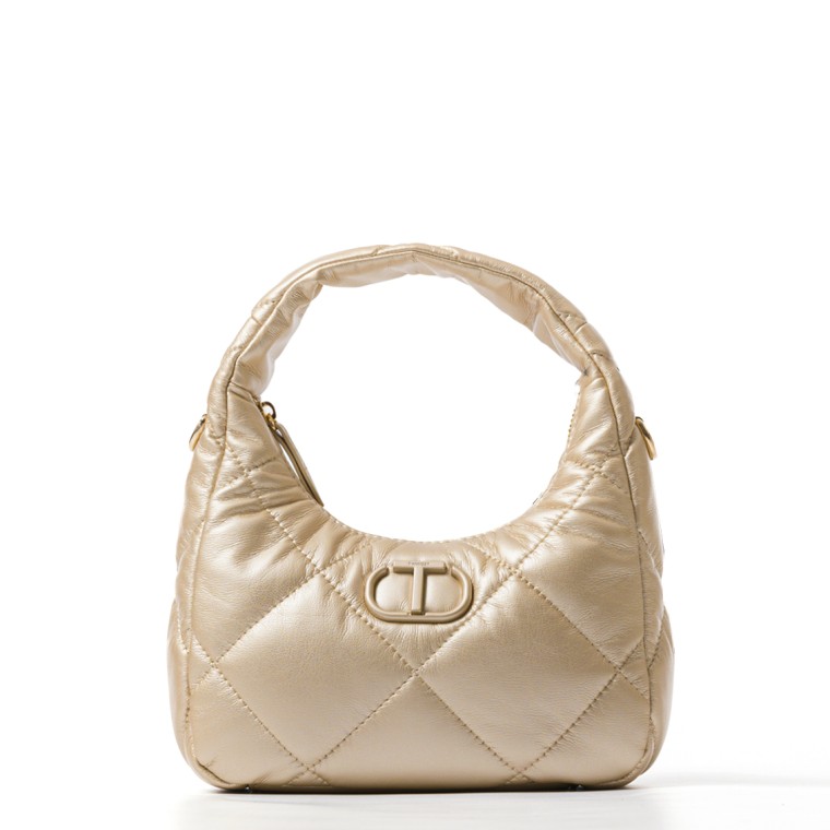 Borsa hobo piccola quilted imbottita Twinset