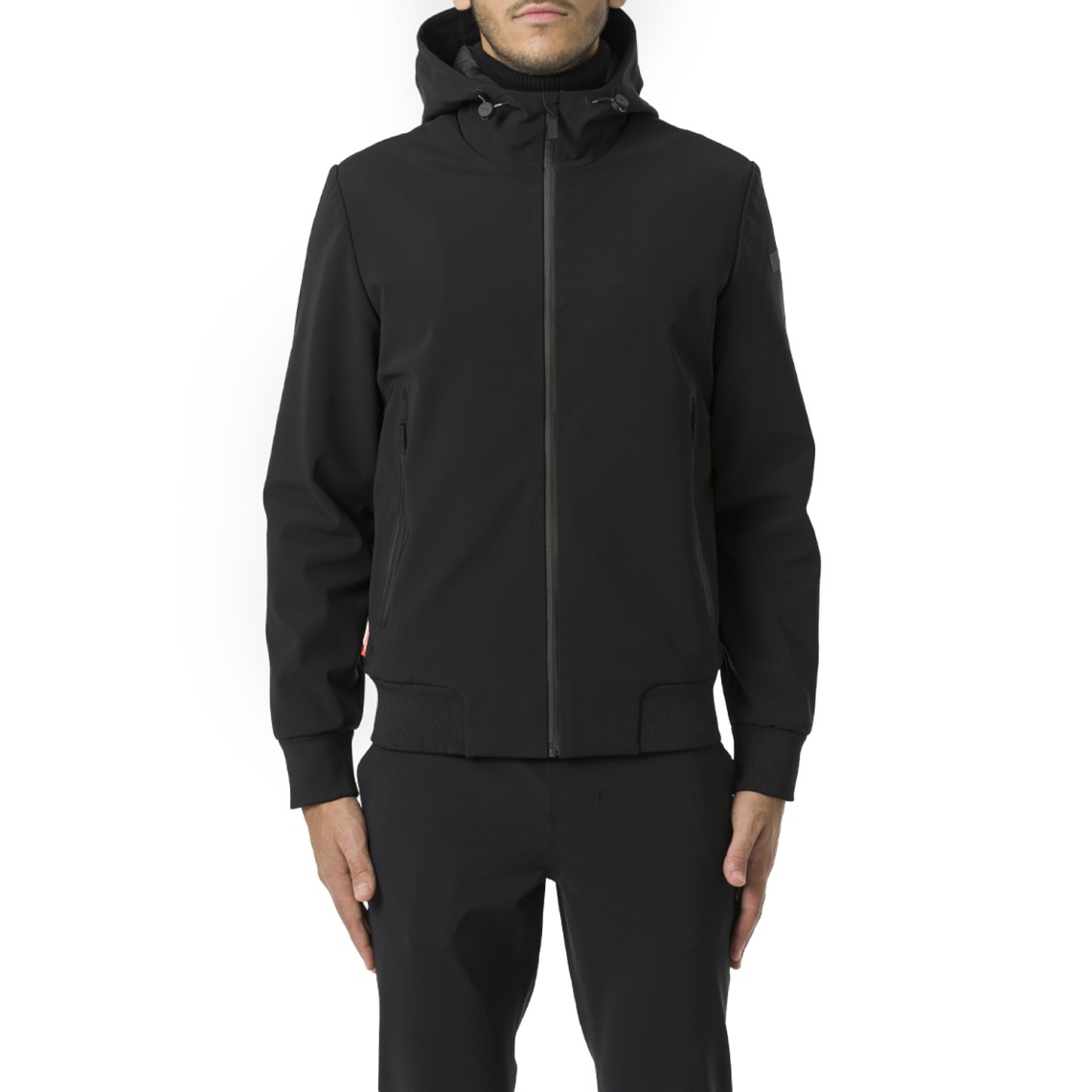 Giacca con zip e cappuccio RRD