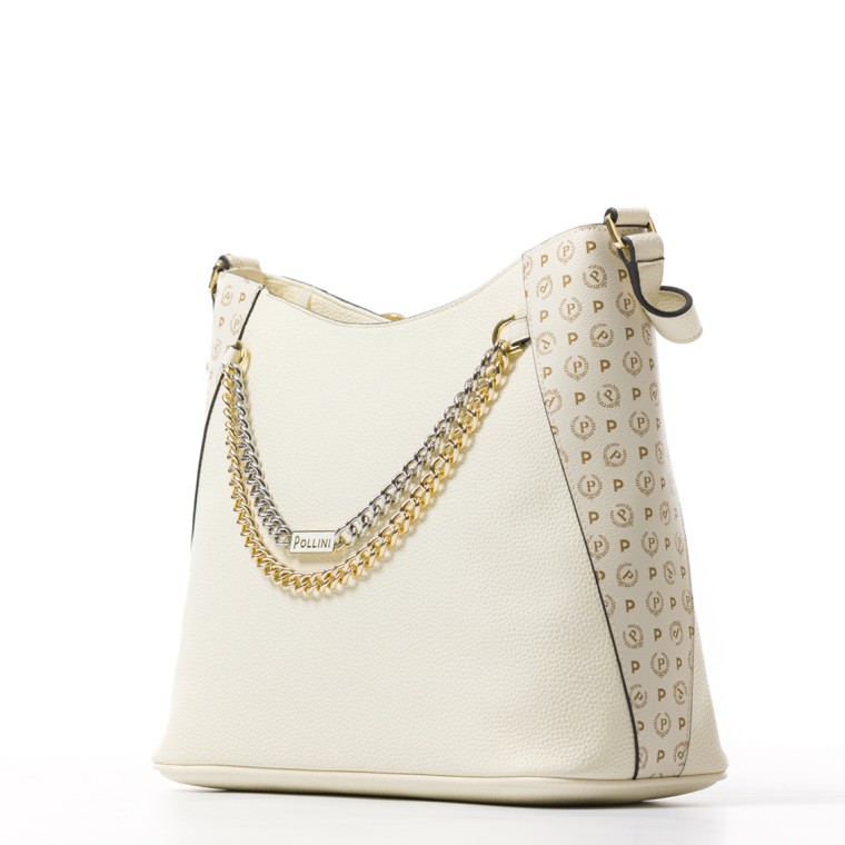 Borsa con doppia catena Pollini