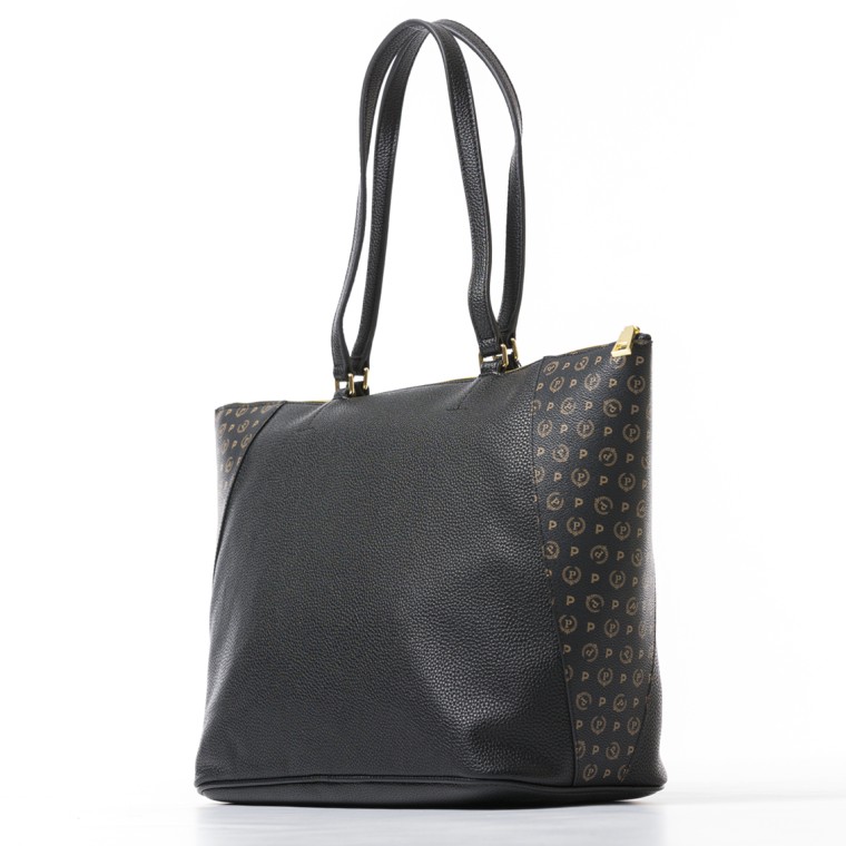 Borsa a spalla con doppia catena Pollini