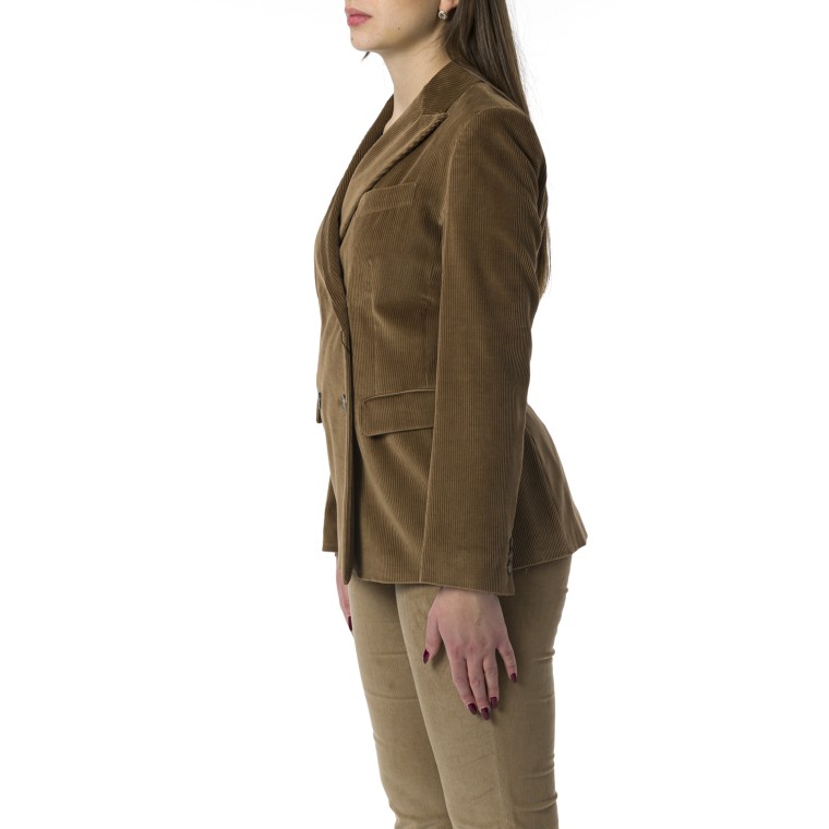 Blazer doppiopetto in velluto Katanga Weekend Max Mara