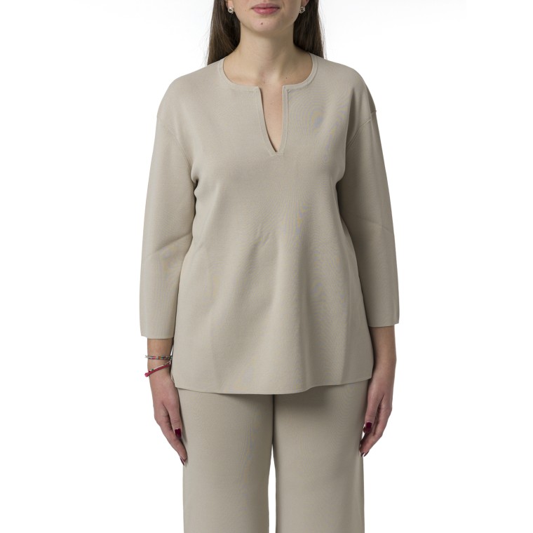 Maglia in viscosa crêpe Sottile Max Mara Leisure