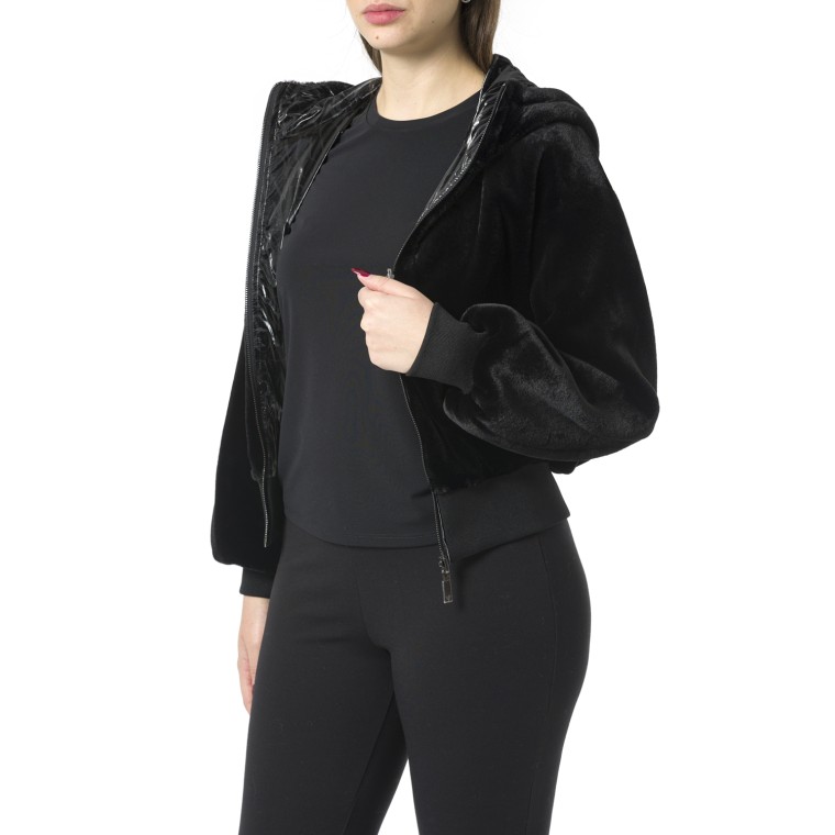 Blouson reversibile con cappuccio Emporio Armani