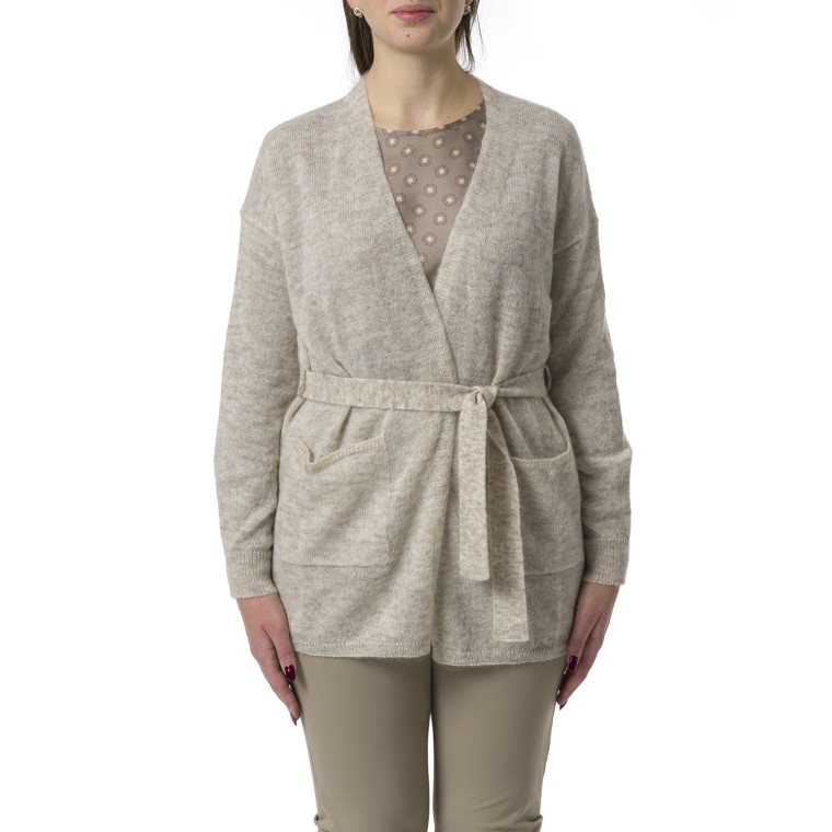 Cardigan a vestaglia Visino Max Mara Leisure Cardigan in filato di mohair