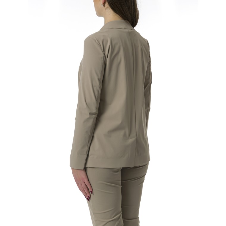 Giacca monopetto in jersey tecnico Kaiser Max Mara Leisure