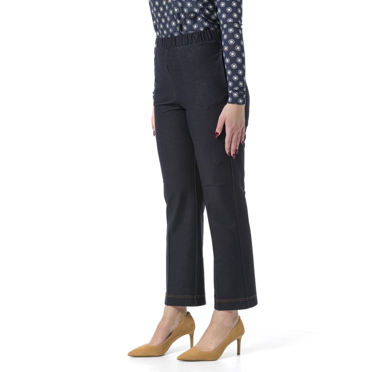 Pantalone in jersey effetto denim Quiete Max Mara Leisure