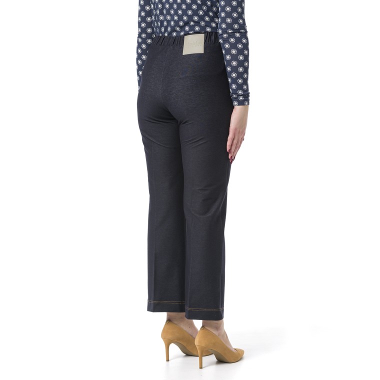 Pantalone in jersey effetto denim Quiete Max Mara Leisure