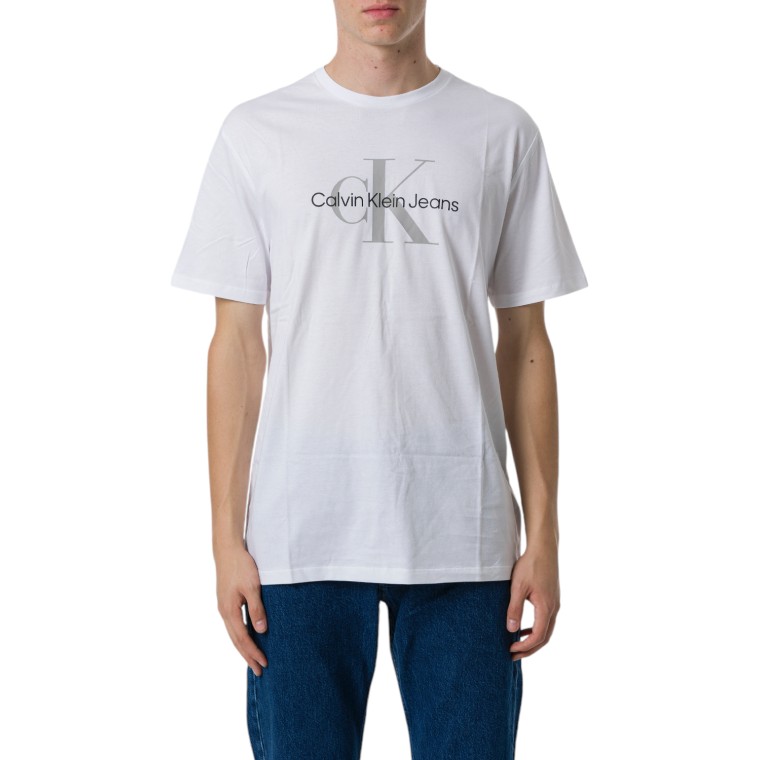 T-shirt con monogramma Calvin Klein