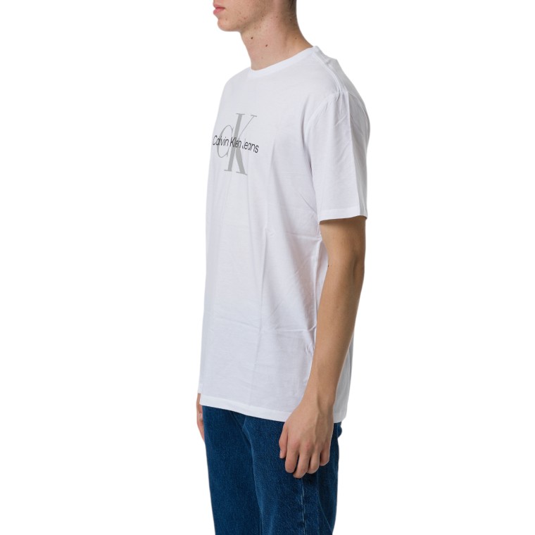 T-shirt con monogramma Calvin Klein