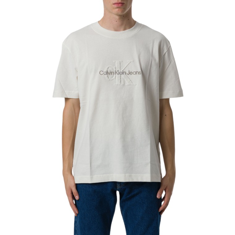 T-shirt Calvin Klein Jeans con monogramma in ciniglia