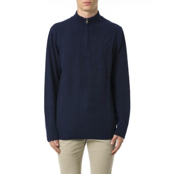 Maglia half-zip Jermyn Mc2 Saint Barth in lana d'agnello