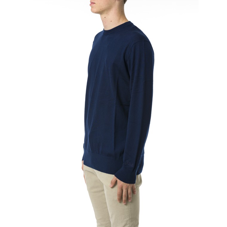 Maglia girocollo Regent Light Mc2 Saint Barth in lana merino