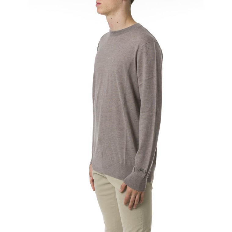 Maglia girocollo Regent Light Mc2 Saint Barth in lana merino