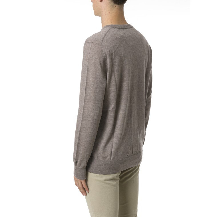 Maglia girocollo Regent Light Mc2 Saint Barth in lana merino