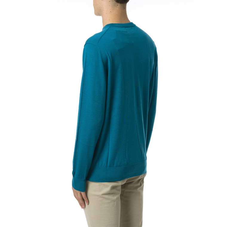 Maglia girocollo Regent Light Mc2 Saint Barth in lana merino