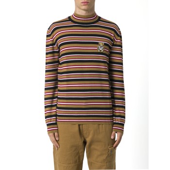 Maglia con collo alto Stripes Moschino Couture