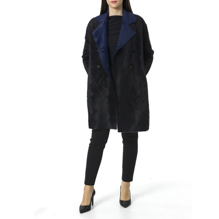 Cappotto reversibile doppiopetto Emporio Armani