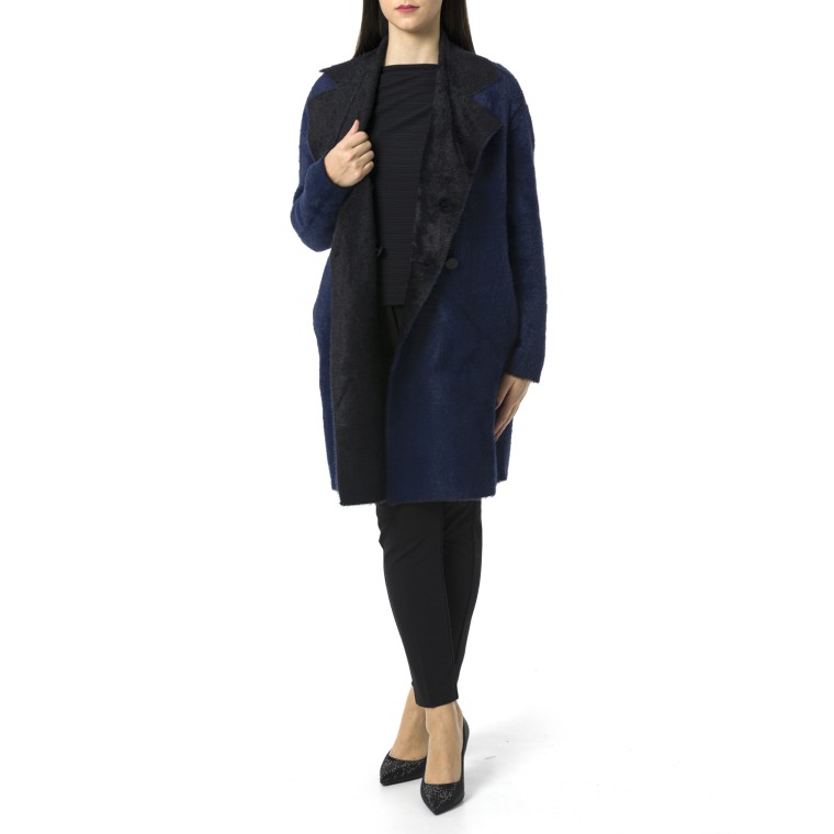 Cappotto reversibile doppiopetto Emporio Armani