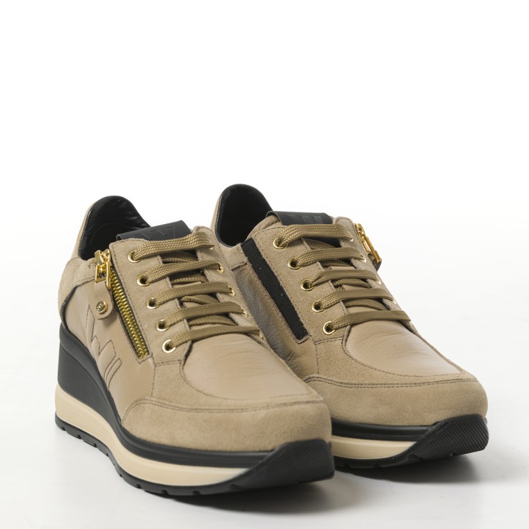 Sneakers Melluso in pelle e camoscio