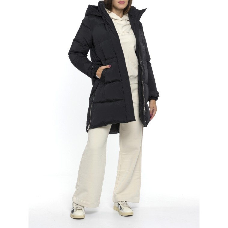 Piumino Alsea con cappuccio in nylon elasticizzato Woolrich