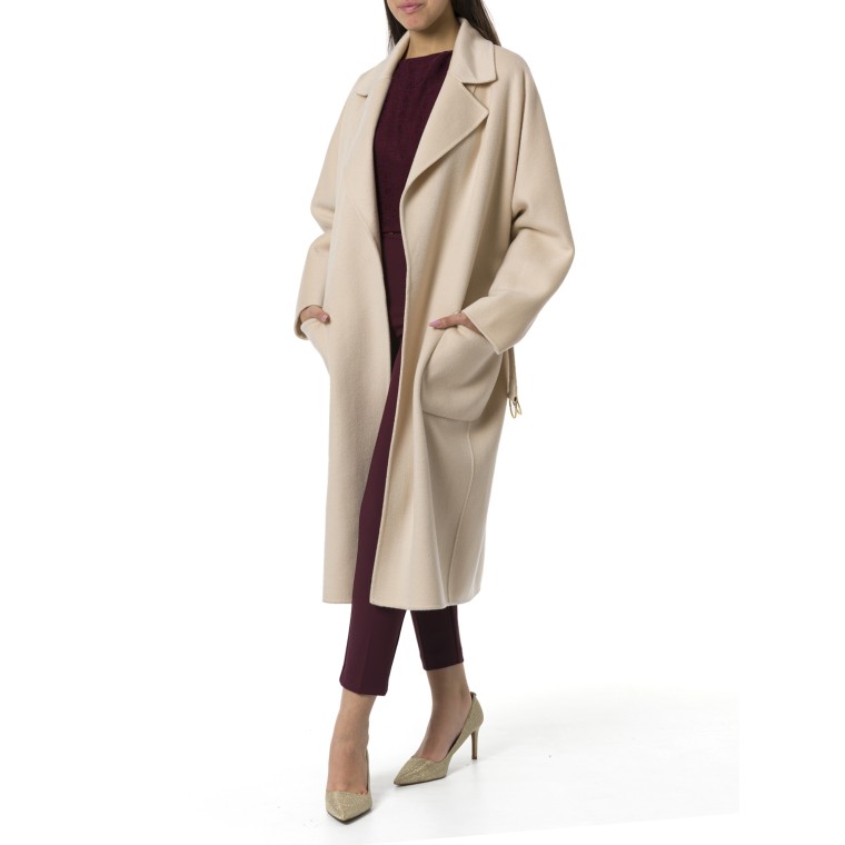 Cappotto vestaglia in lana Elisabetta Franchi 