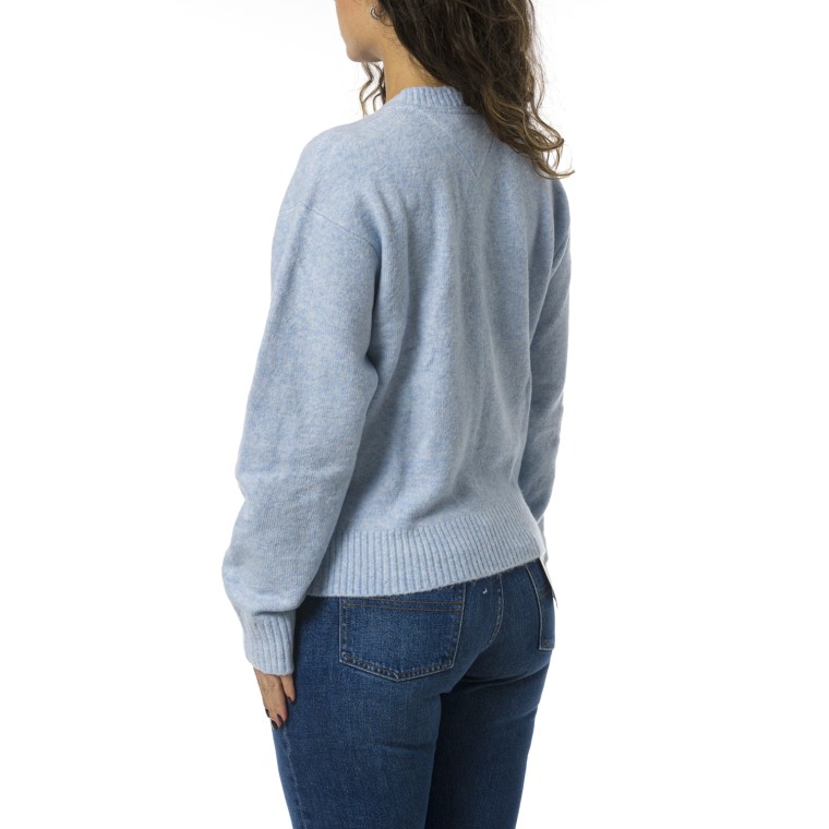 Pullover relaxed fit mélange con lana Tommy Jeans