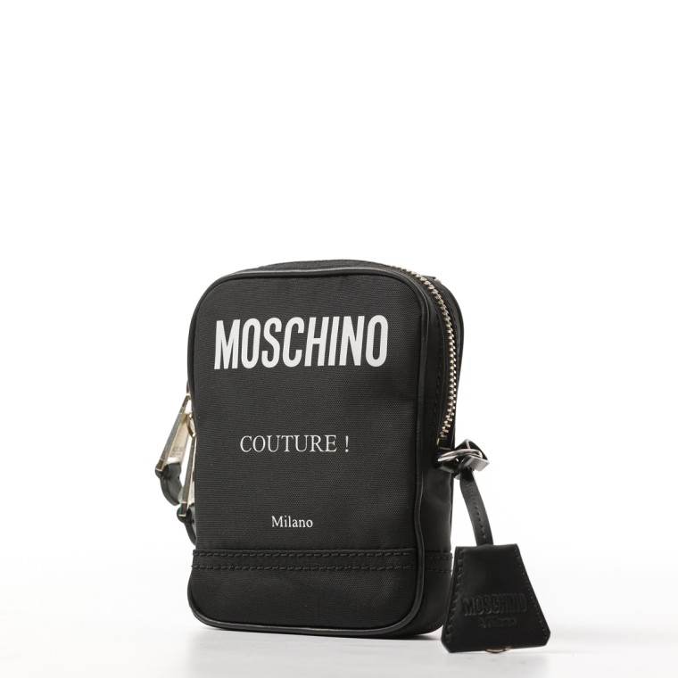 Borsa Moschino Couture in nylon e pelle sintetica