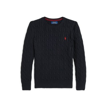 Maglia in cotone a trecce Polo Ralph Lauren bambino