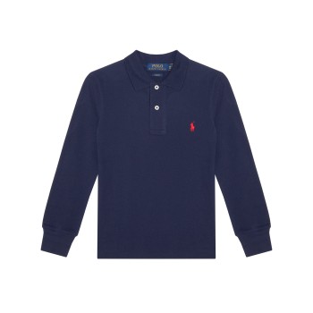 Polo in piqué di cotone Slim-Fit Polo Ralph Lauren bambino