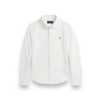 Camicia in interlock di cotone Polo Ralph Lauren bambino