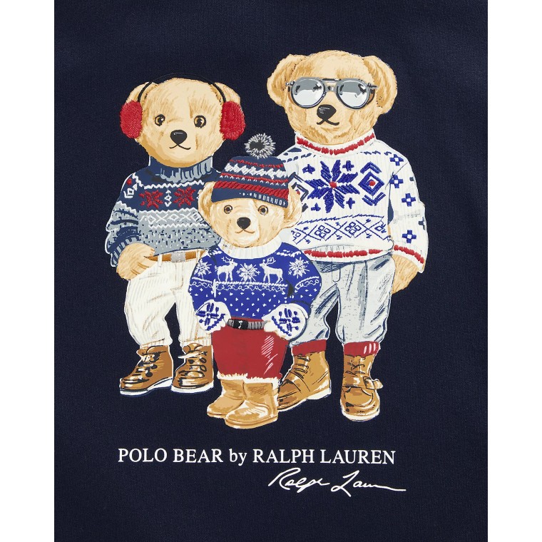 Felpa con cappuccio famiglia Polo Bear Polo Ralph Lauren bambino