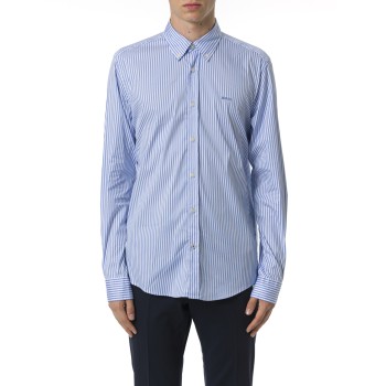 Camicia Boss in cotone a righe