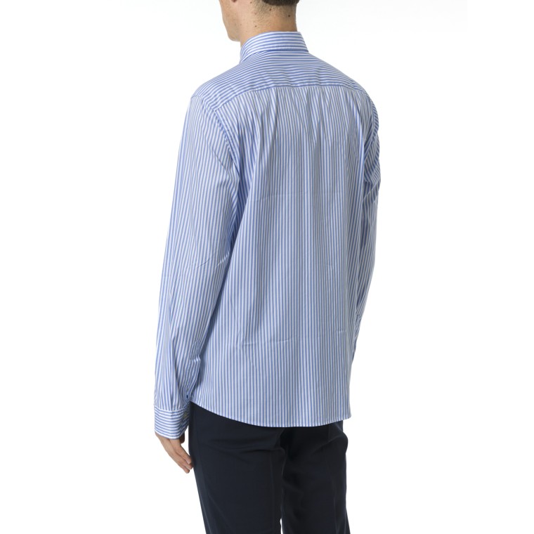 Camicia Boss in cotone a righe