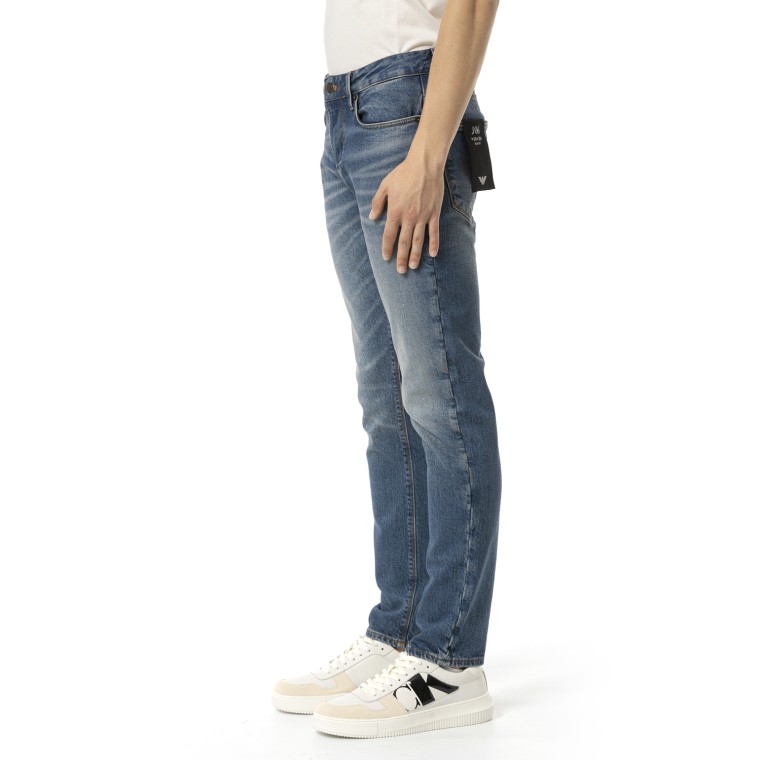 Jeans in denim di cotone stretch Emporio Armani