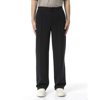 Pantaloni con vita elastica Emporio Armani in double jersey