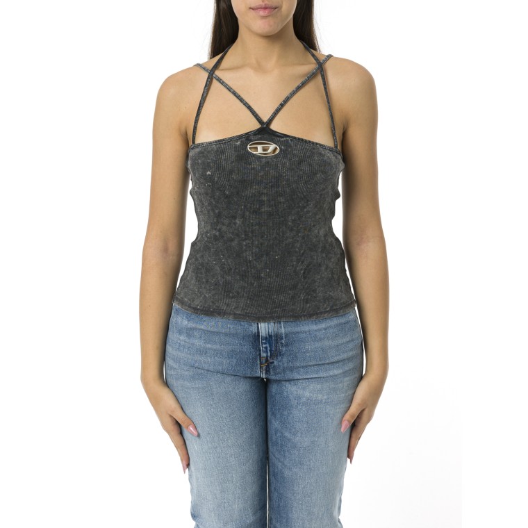 Top a costine con Oval D Diesel