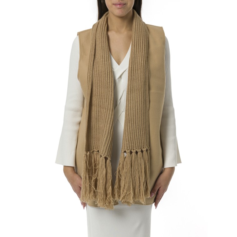 Gilet con frange Twinset