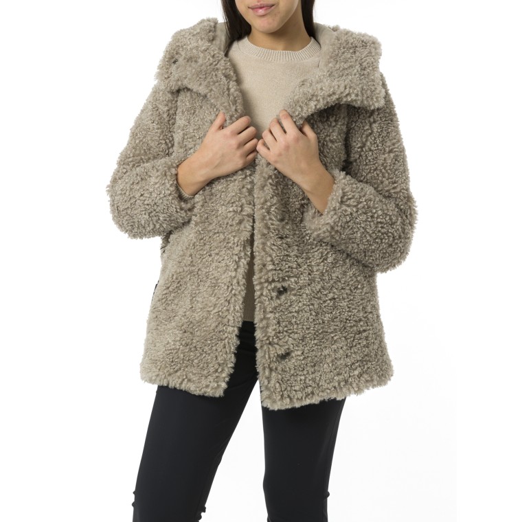 Cappotto in ecopelliccia RRD