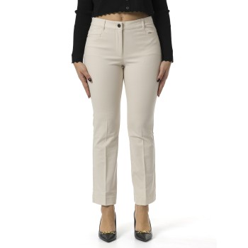 Pantaloni mini-flare in twill Pennyblack